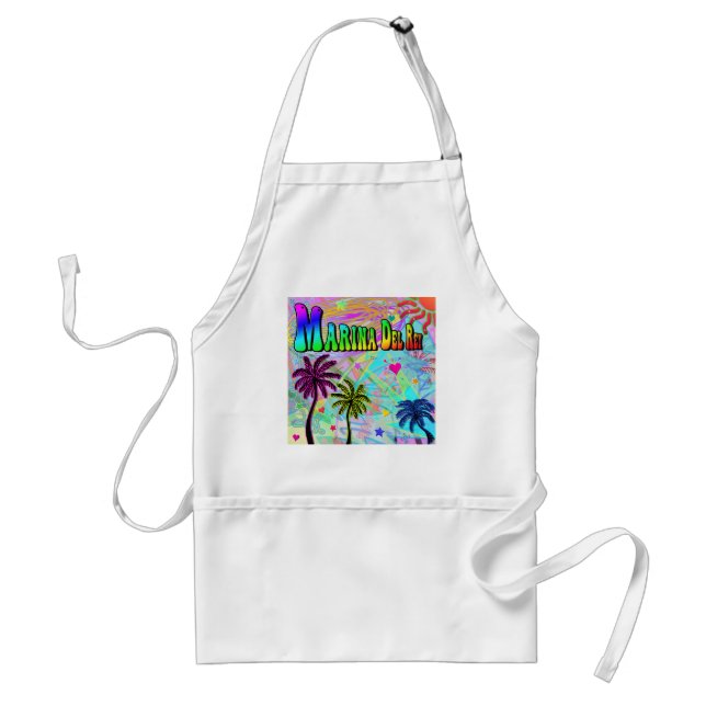 Marina Del Ray Vivid Romance Apron (Front)