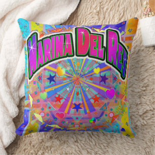 Marina Del Rey Cosmic Unity Pillow