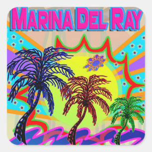 Marina Del Rey Eternal Sticker