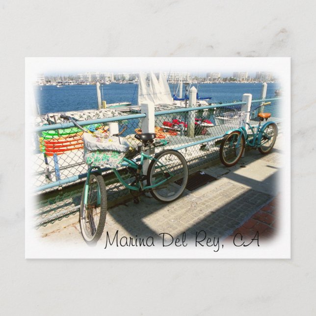 Marina Del Rey Postcard! Postcard (Front)