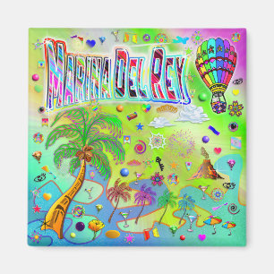 Marina Del Rey Timeless Melody Magnet