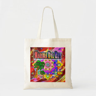 Marina Del Rey Tropical Friends Tote Bag
