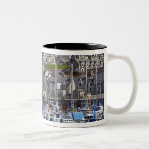 Marina, Findochty, Moray, Scotland, United Two-Tone Coffee Mug