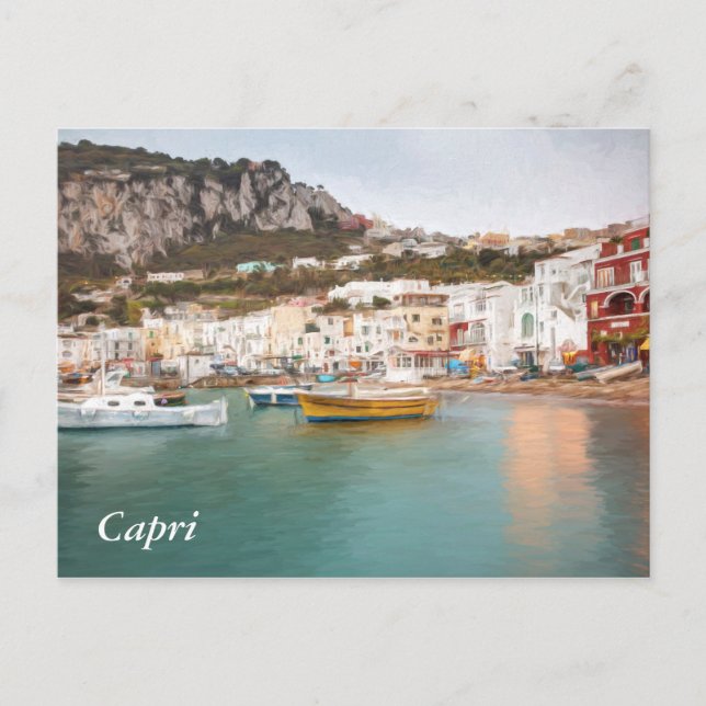 Marina Grande, Capri, Campania, Italy Postcard (Front)