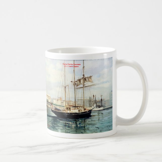 Marina/Mariña/Seascape Coffee Mug (Right)