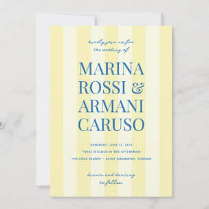 MARINA Modern Wedding Invitation