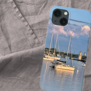 Marina on The River at Sunset Case-Mate iPhone Case