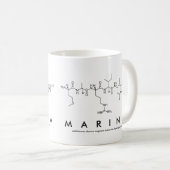 Marina peptide name mug (Front Right)