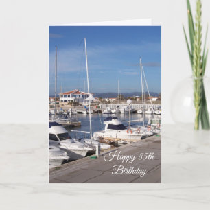 Marina Personalised 85th Birthday Card