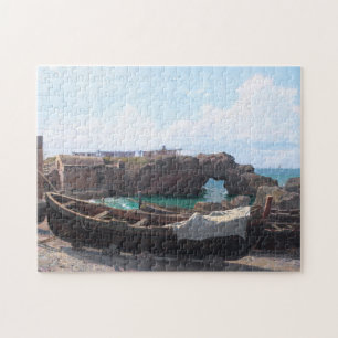 Marina Piccola on Capri Island, Italy by Haseltine Jigsaw Puzzle