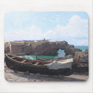 Marina Piccola on Capri Island, Italy by Haseltine Mouse Mat
