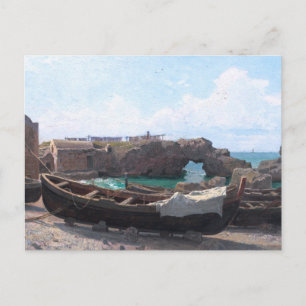 Marina Piccola on Capri Island, Italy by Haseltine Postcard