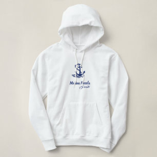 Marina Piccola Sorrento Italy, Maritime Style Hoodie