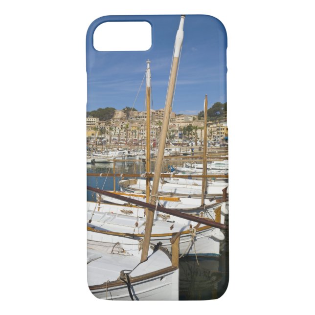 Marina, Port de Soller, West coast, Mallorca, Case-Mate iPhone Case (Back)