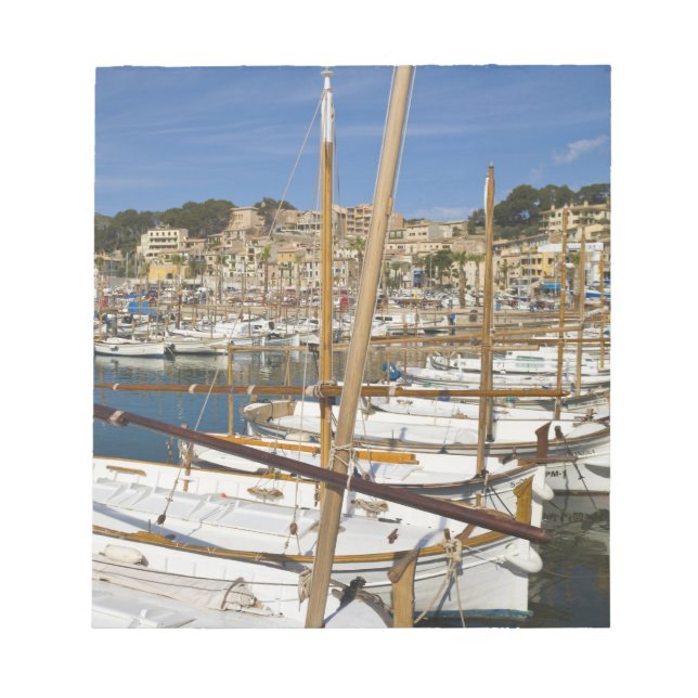 Marina, Port de Soller, West coast, Mallorca, Notepad (Front)