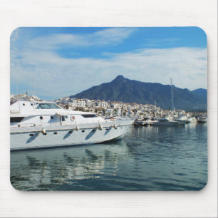 Marina, Puerto Banus, Spain Mouse Mat