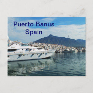Marina, Puerto Banus, Spain Postcard