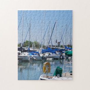 Marina Sailboats Jigsaw Puzzle