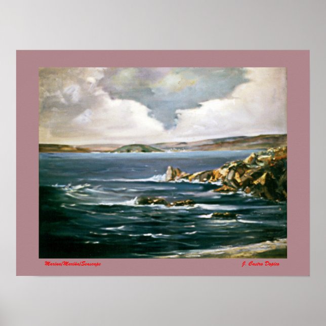 Marina/Seascape Poster (Front)