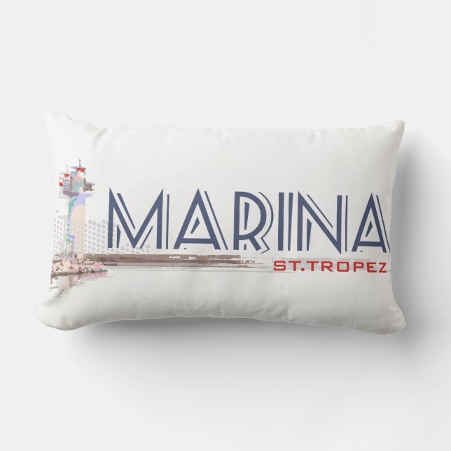 Marina St.Tropez Lumbar Cushion (Front)