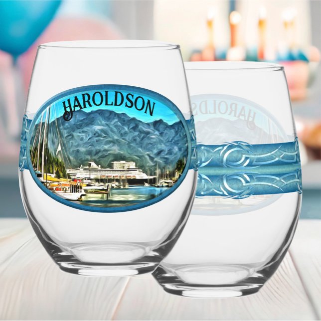 Marina Vallarta 0946  Stemless Wine Glass (Creator Uploaded)