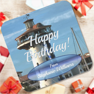 Marina Vallarta Birthday 0948 Square Sticker
