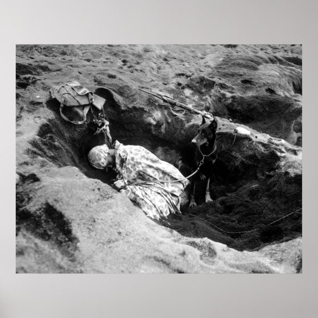 Marine and his Dog Poster (Front)