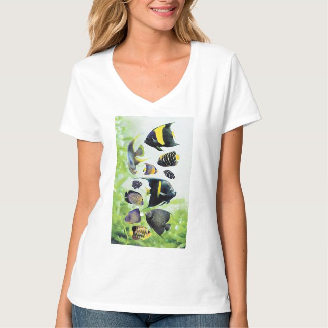 Marine Angelfishes T-Shirt (Front)