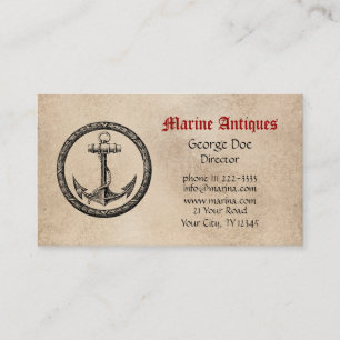 Marine Antiques Business Card