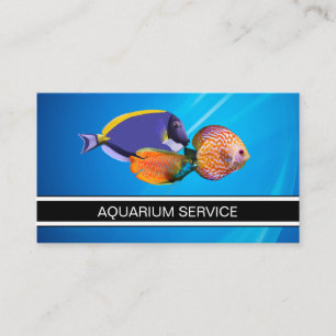 Marine Aquarium Tropical Fish Business Cards