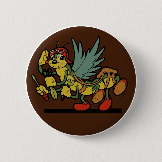 Marine Aviation Squadron Patch 6 Cm Round Badge (Front)