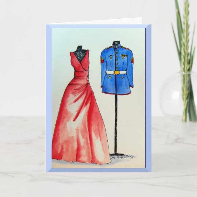 Marine Ball Invitation (Front)