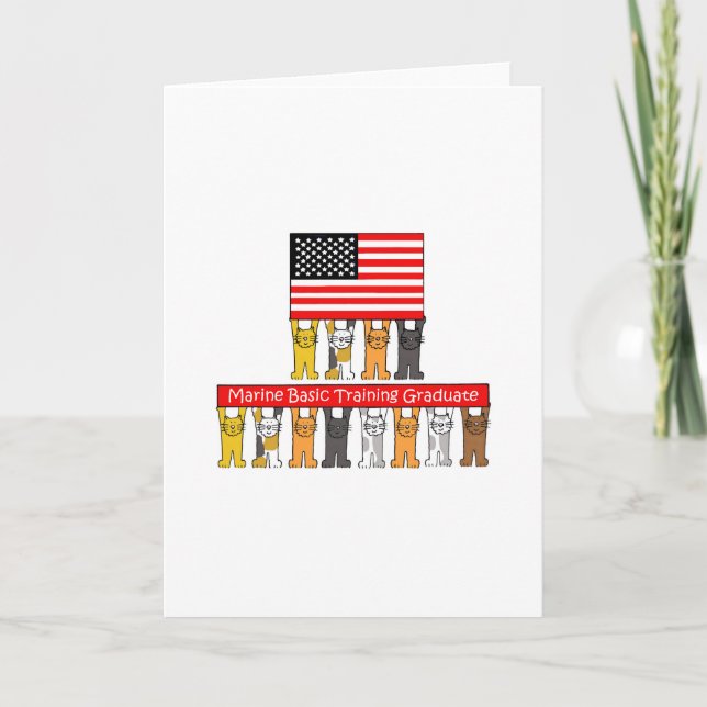 Marine Basic Training Graduate Card (Front)