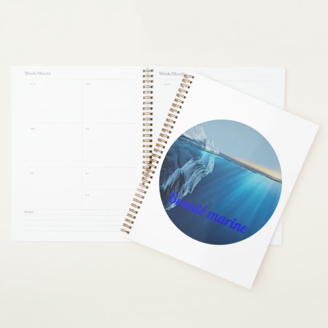 Marine beauty glacier planner (Display)