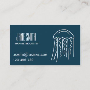 Marine biologist business business card