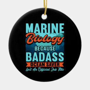Marine Biologist Ceramic Tree Decoration