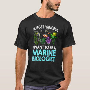 Marine Biologist For Girls Women Science Biology T-Shirt