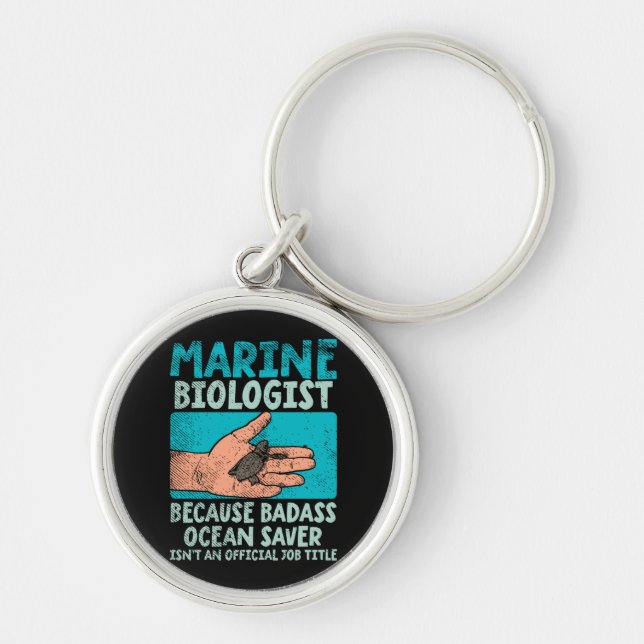 Marine Biologist Key Ring (Front)