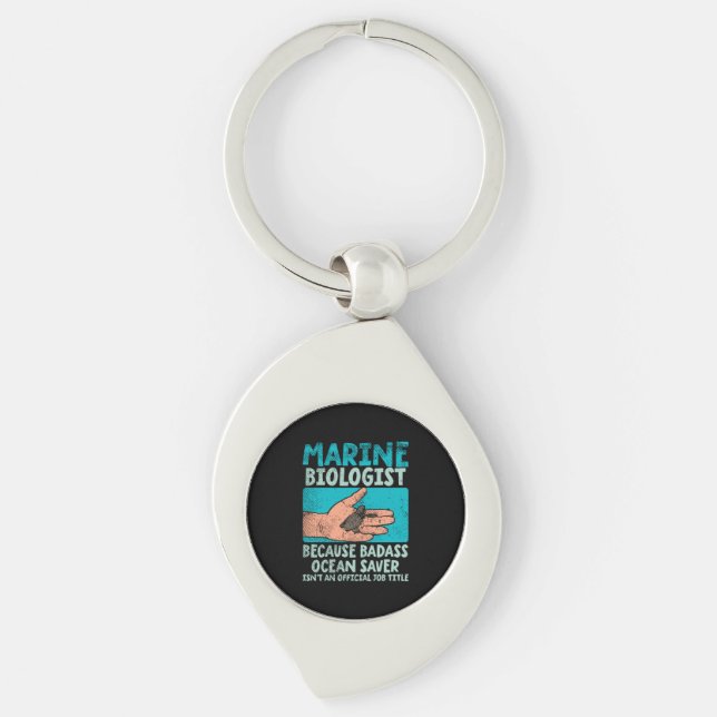 Marine Biologist Key Ring (Front)