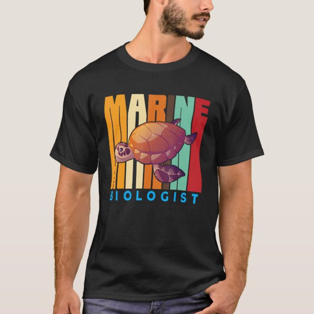 Marine biologist marine biology supporter 2 T-Shirt (Front)