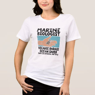 Marine Biologist Marine Biology Tri-Blend Shirt