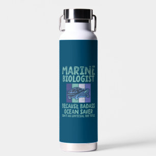 Marine Biologist Marine Biology Water Bottle
