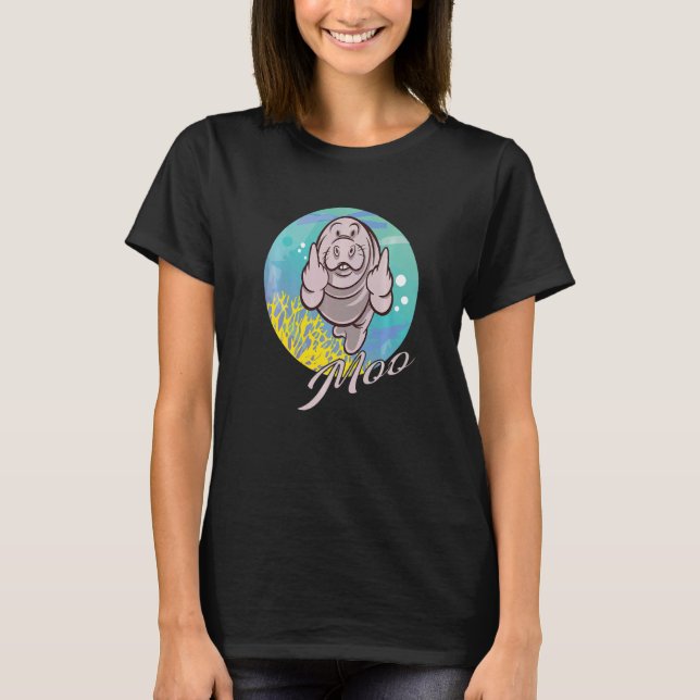 Marine Biologist Respect Floaty Potato Floaty Mana T-Shirt (Front)