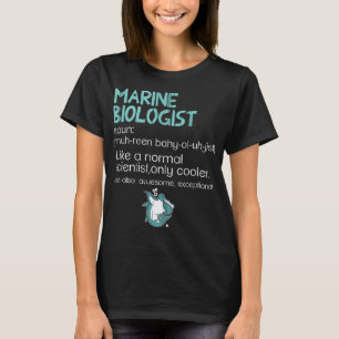 Marine Biologist Shark Science Ocean Sea Animal T-Shirt
