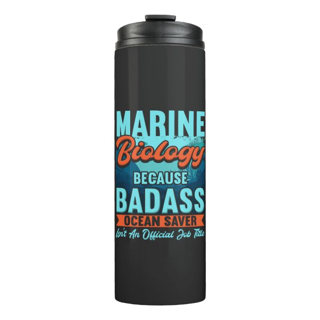 Marine Biologist Thermal Tumbler (Front)