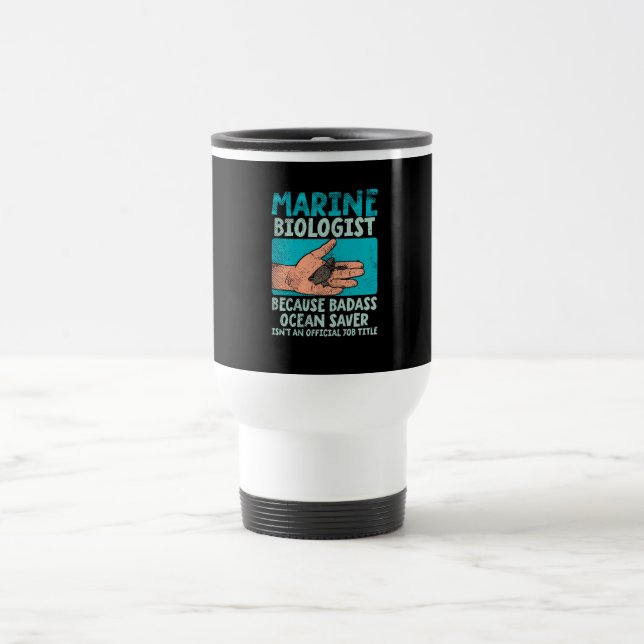 Marine Biologist Travel Mug (Center)