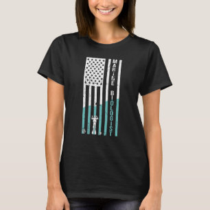 Marine Biologist US Flag Marine Biology_1 T-Shirt