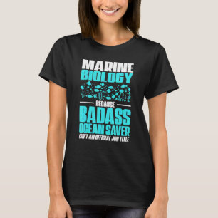 Marine Biologist Whale Marine Life Ocean Biology T-Shirt