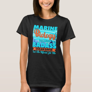 Marine Biologist Whale Marine Life Ocean Biology T-Shirt