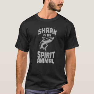 Marine Biology Shark Is My Spirit Animal T-Shirt